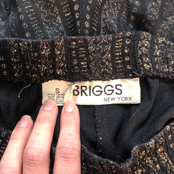 Briggs New York Loose Straight Leg Trousers Pants - Picture 2 of 3